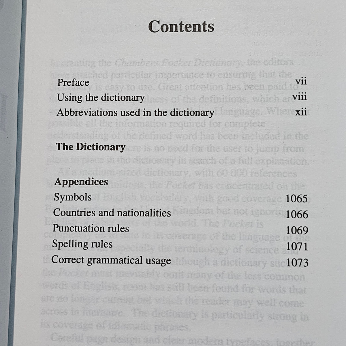 Pocket Dictionary
